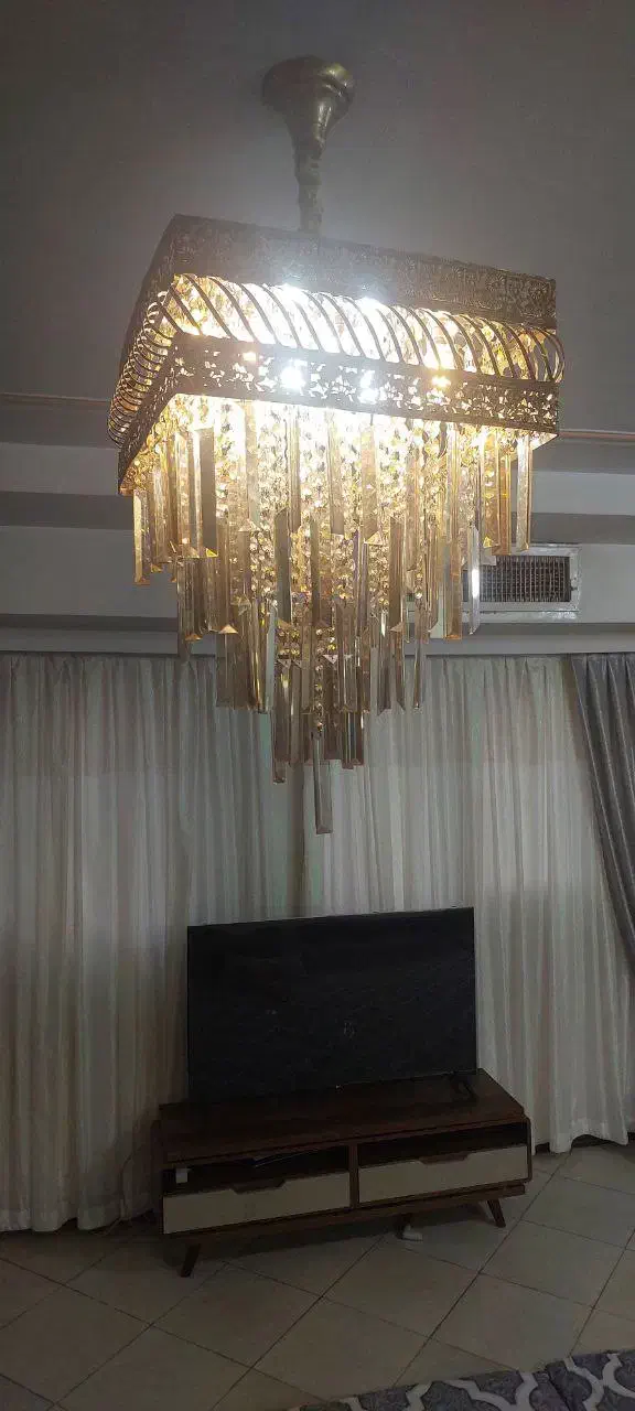 لوستر کریستالی|لوستر و چراغ آویز|تهران, امیر بهادر|دیوار