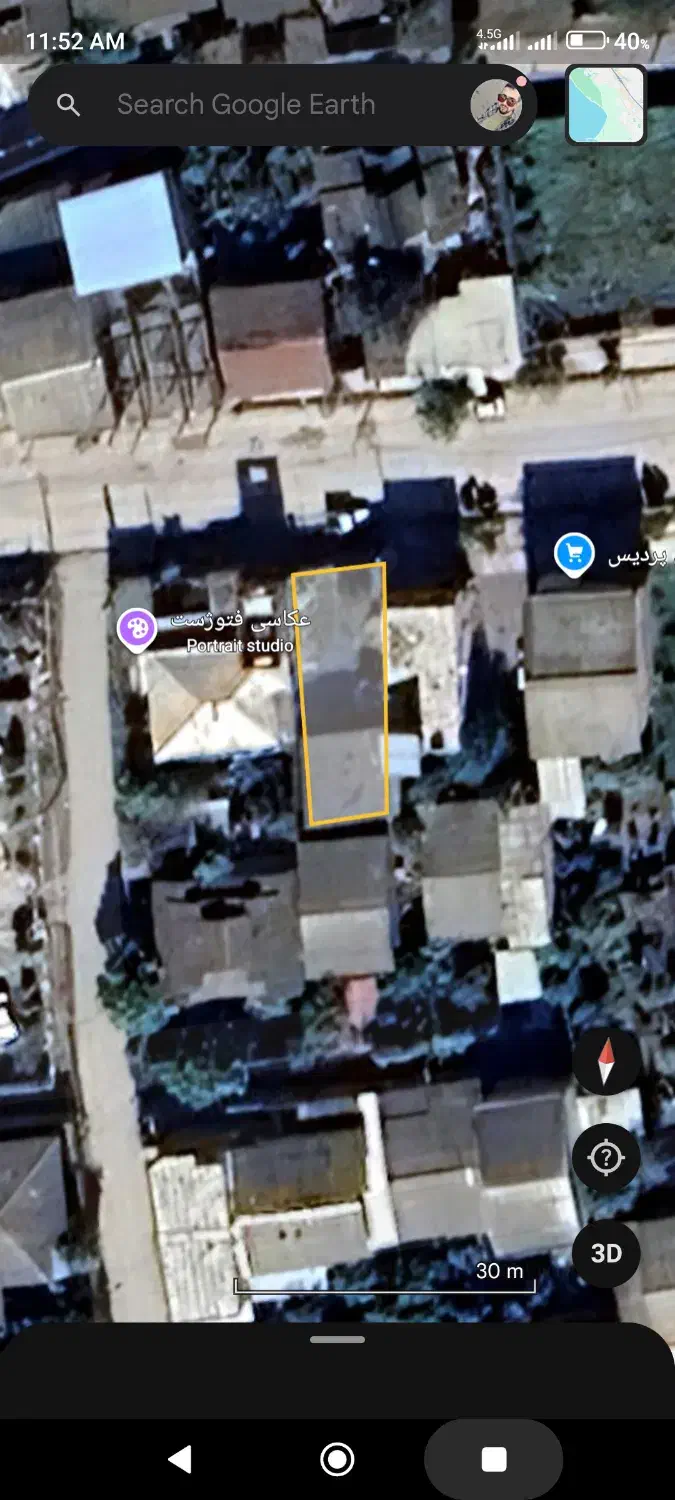 زمین تجاری مسکونی کنار خیابان اصلی|فروش زمین و ملک کلنگی|خان ببین, |دیوار