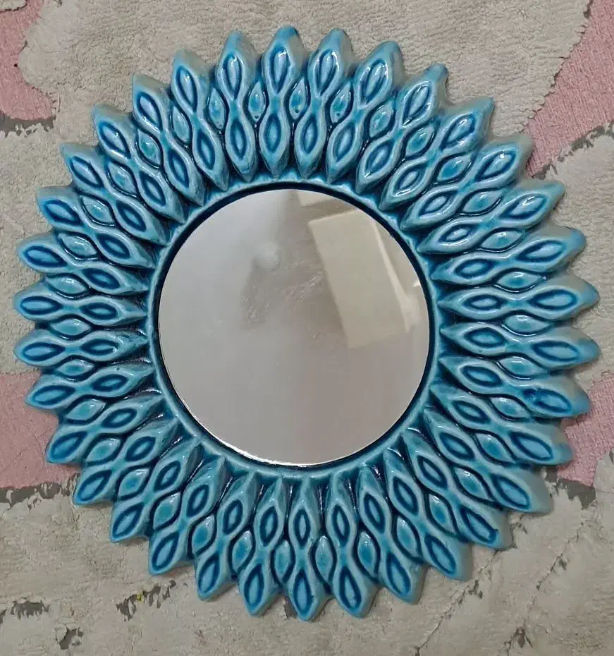 آینه خورشیدی آبی رومیزی و دیواری|آینه|اصفهان, مفتح|دیوار