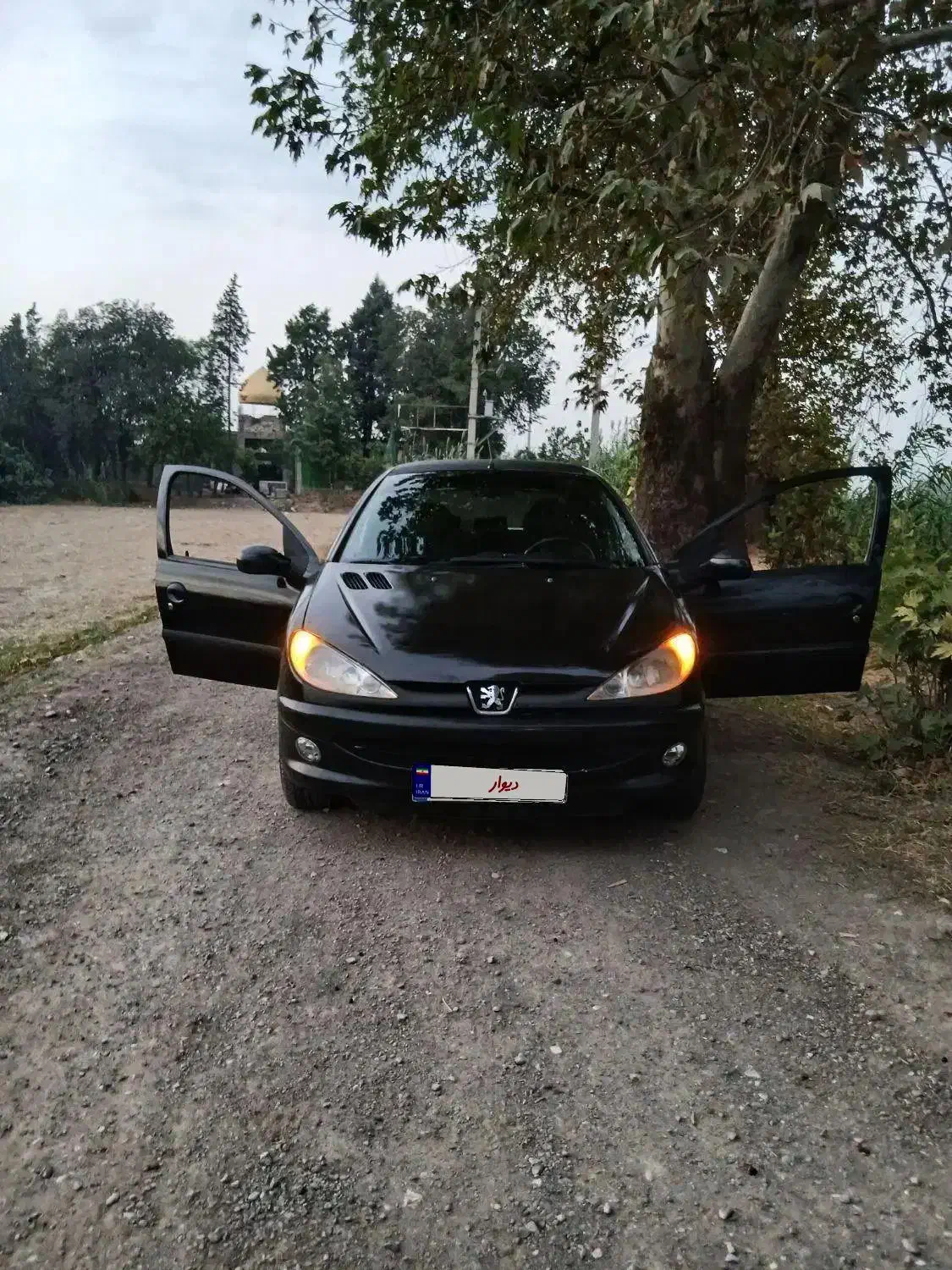 ۲۰۶ مشکی|خودرو سواری و وانت|گرگان, |دیوار