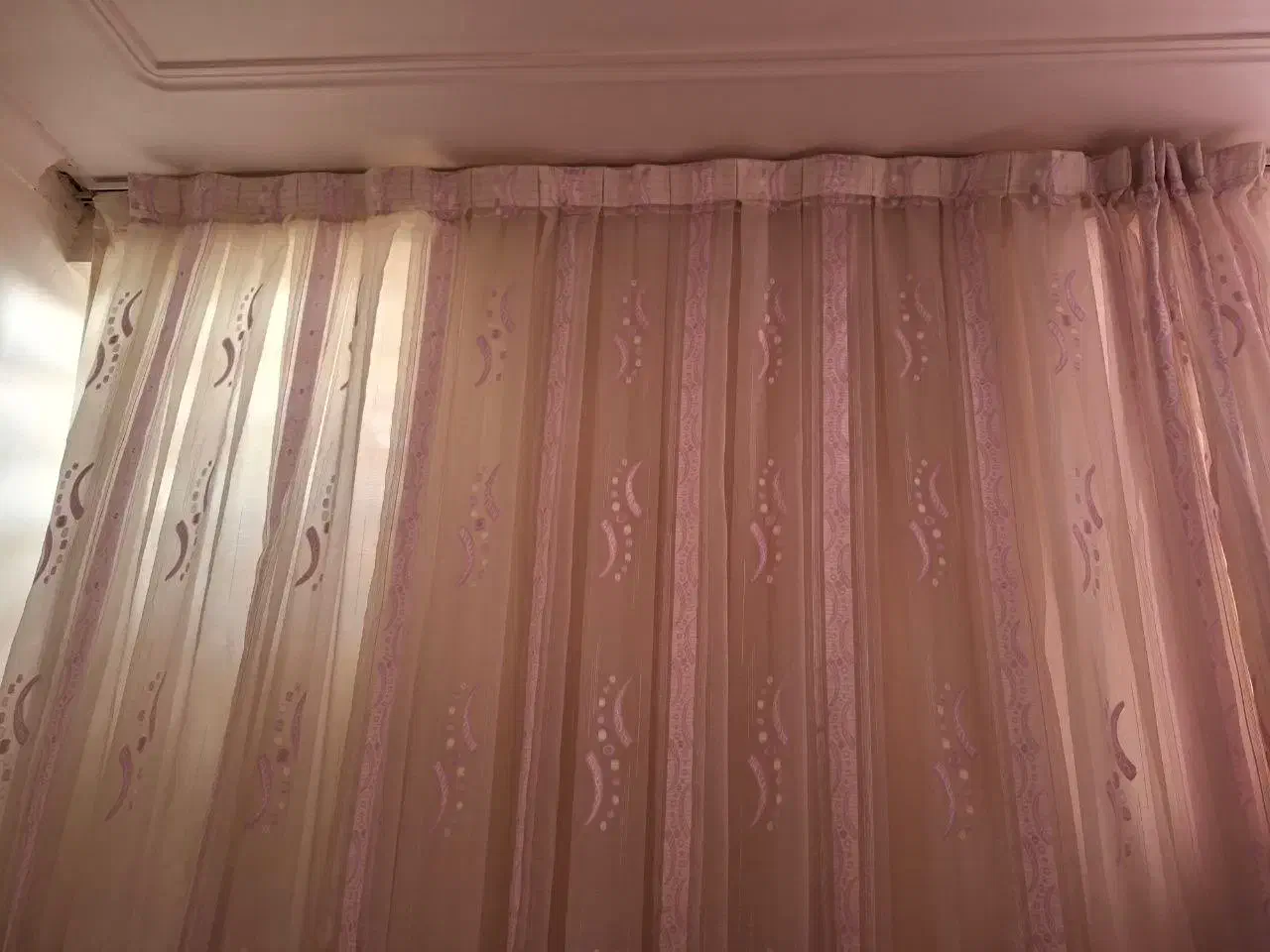 پرده تمیز و سالم در حد نو|پرده، رانر، رومیزی|زرند, |دیوار