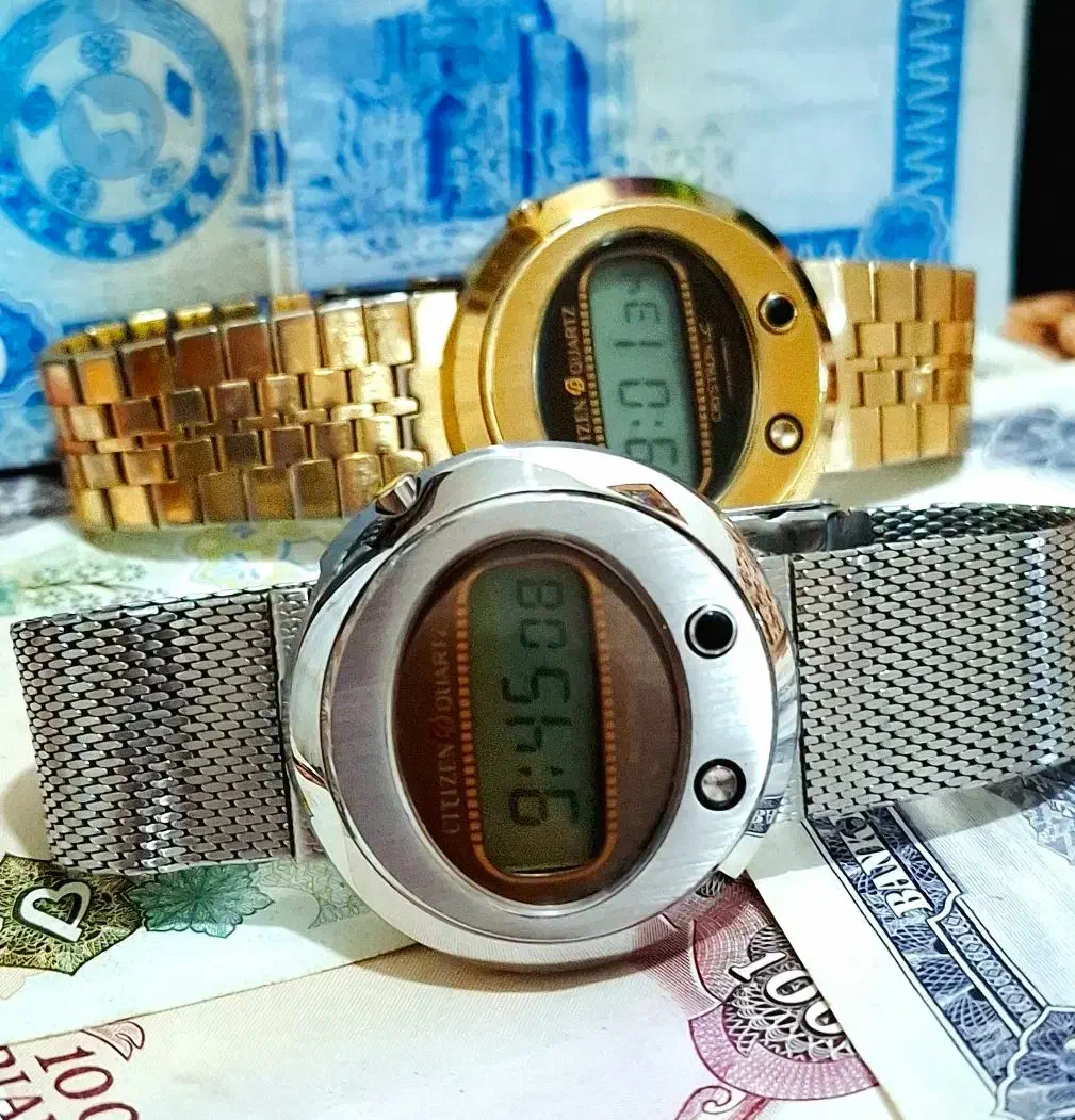 سیتیزن کریسترون ال سی ژاپنی دقلو کلکسیونی دهه ۷۰|ساعت|تهران, آذربایجان|دیوار