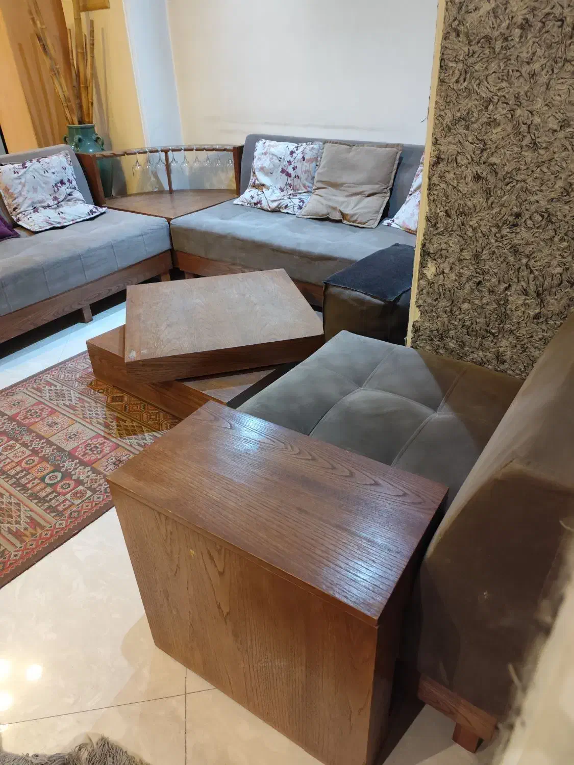 مبلمان|مبلمان خانگی و میز عسلی|تهران, کاج|دیوار