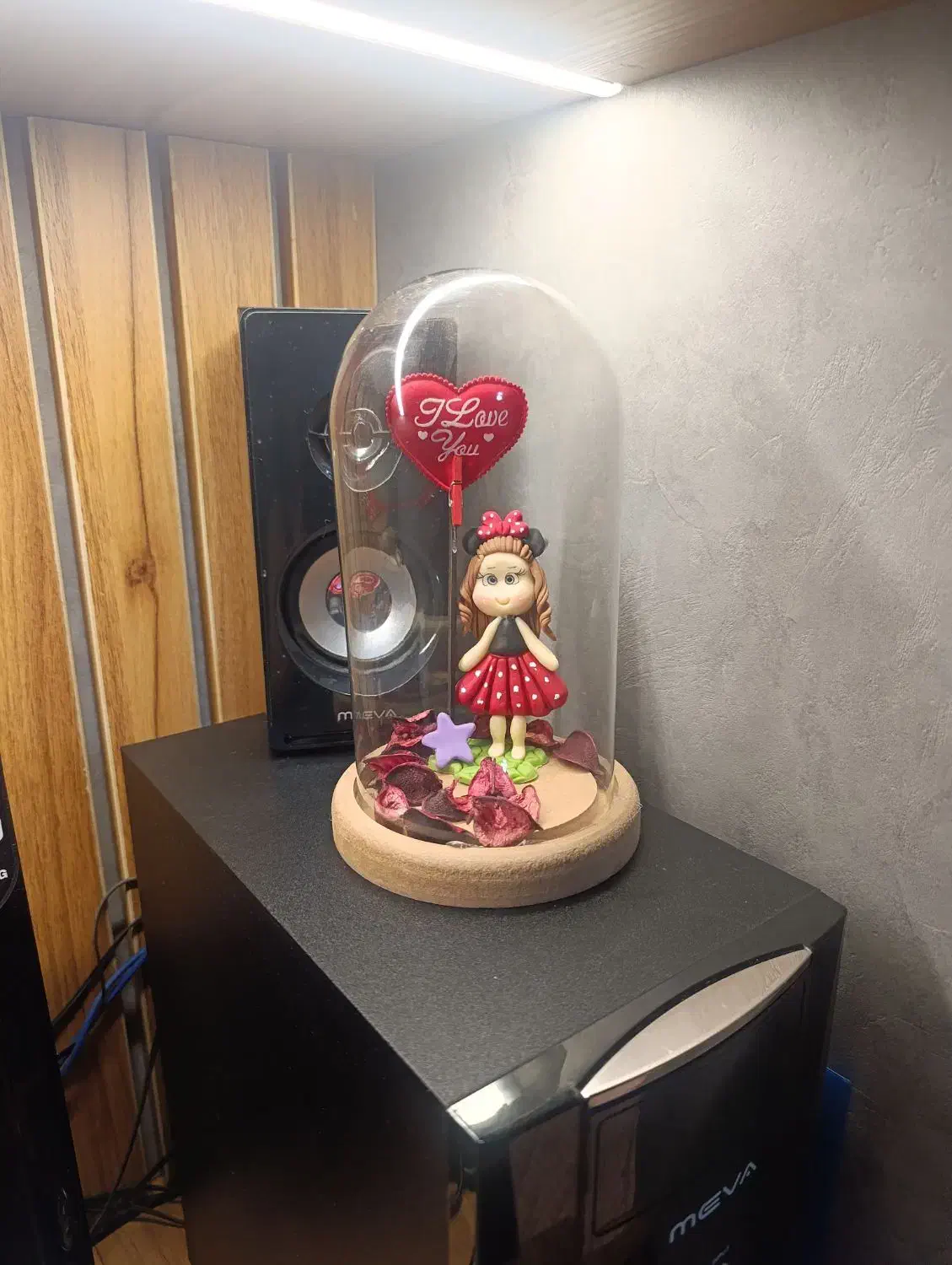 دختر داخل شیشه حبابی نو|مجسمه، تندیس، ماکت|محمدیه-قزوین, |دیوار