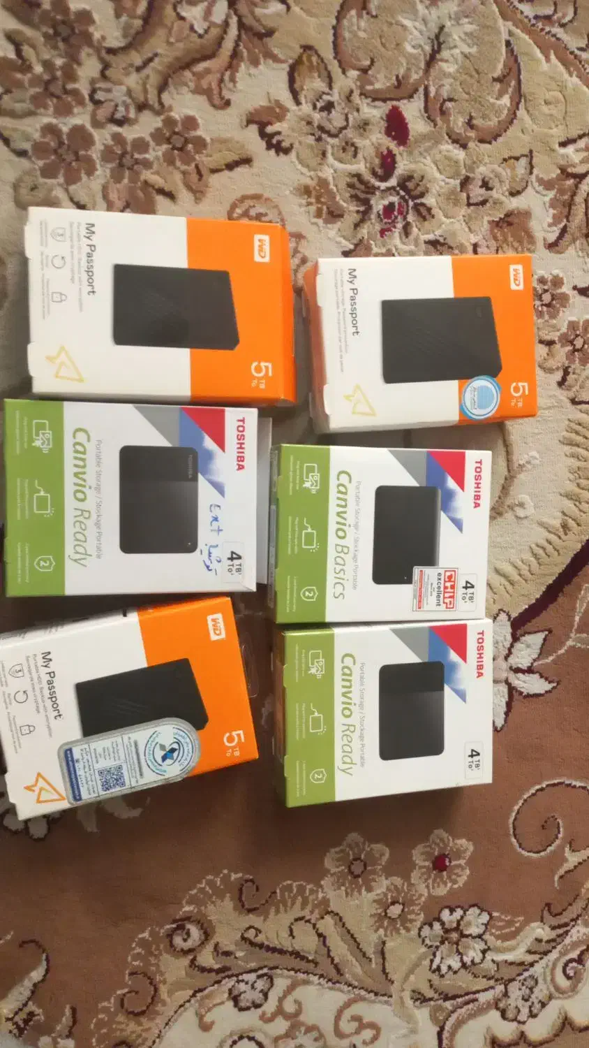 هارد اکسترنال به همراه آرشیو|قطعات و لوازم جانبی رایانه|اندیشه, اندیشه فاز ۱|دیوار