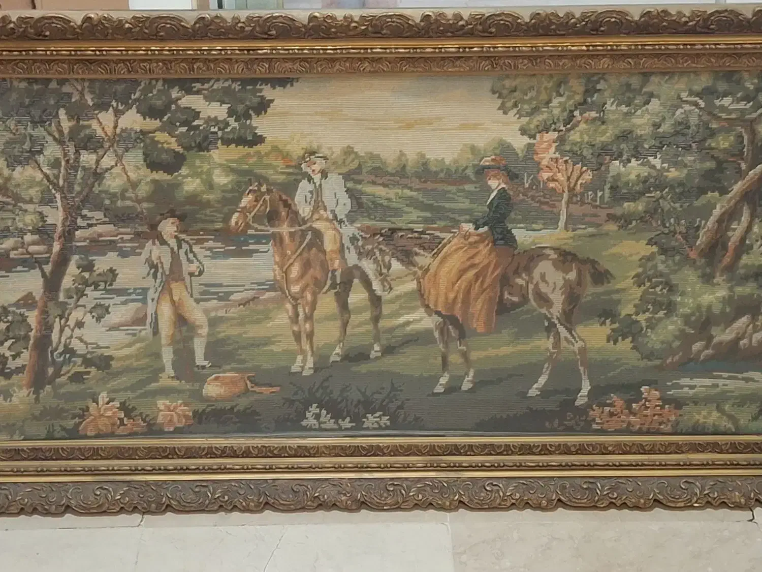 تابلو کوبلن قدیمی|تابلو، نقاشی، عکس|تهران, هروی|دیوار