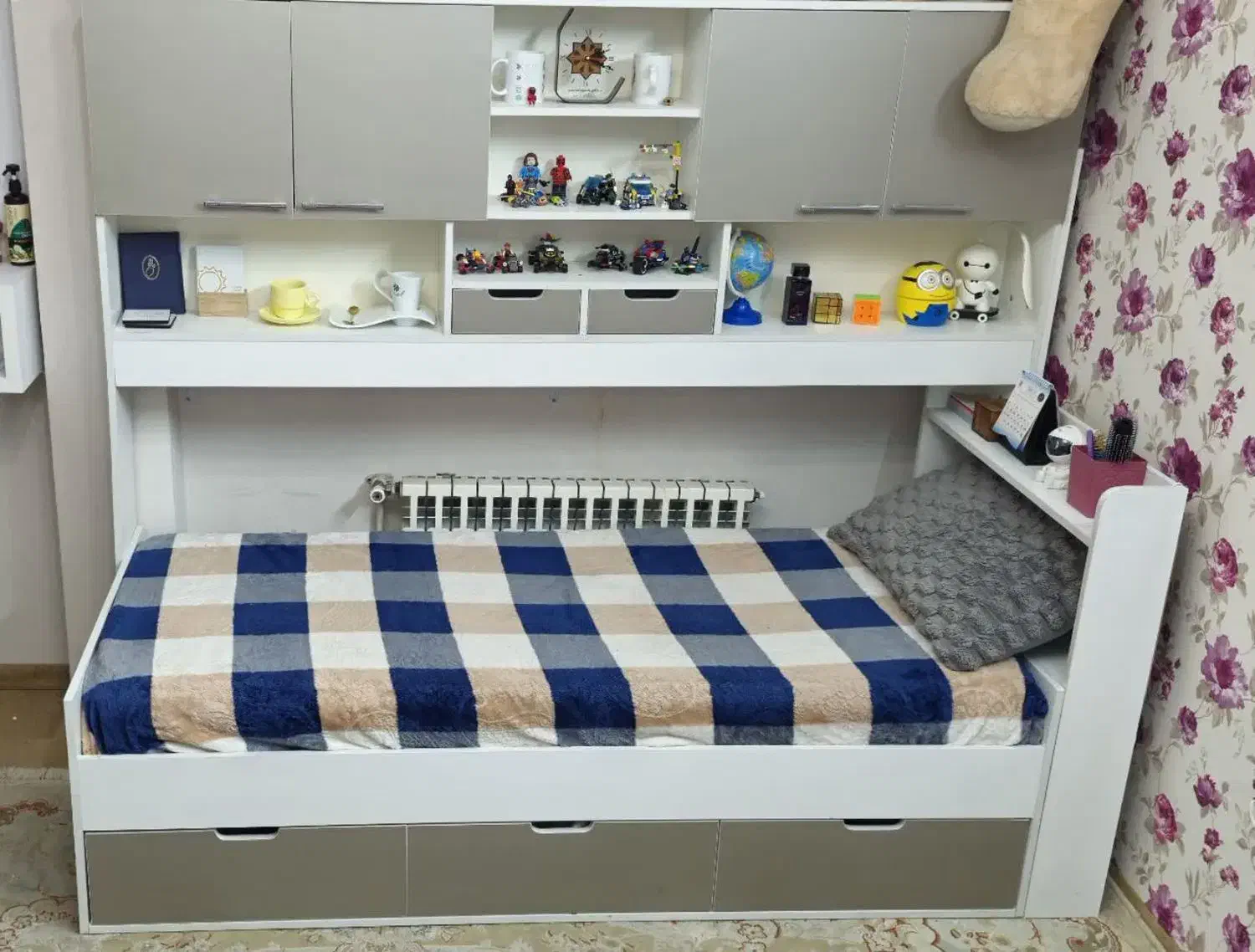 تخت خواب نوجوان|تخت و سرویس خواب|مشهد, دانشجو|دیوار