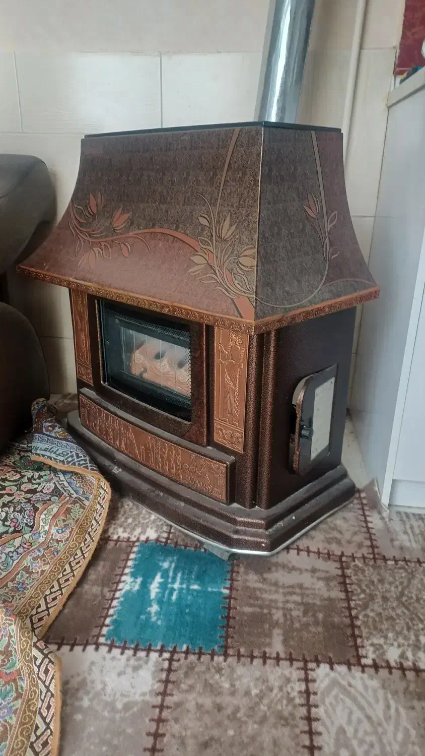 بخاری شومینه طرح هخامنشی|بخاری، هیتر، شومینه|اصفهان, شاهد|دیوار