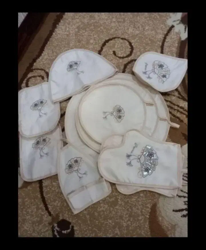 سرویس آشپزخانه و اتاق|سفره، حوله، دستمال آشپزخانه|قم, علی آباد سعدگان|دیوار