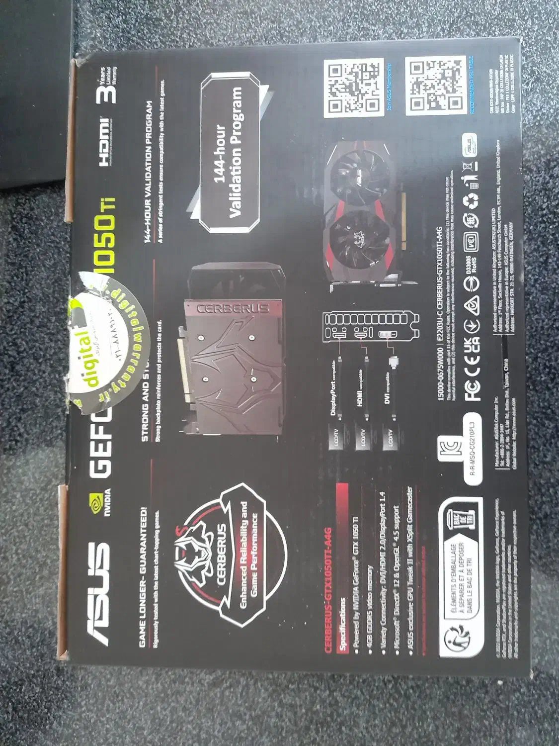 GTX 1050 ti|قطعات و لوازم جانبی رایانه|رباط‌کریم, رباط‌کریم|دیوار