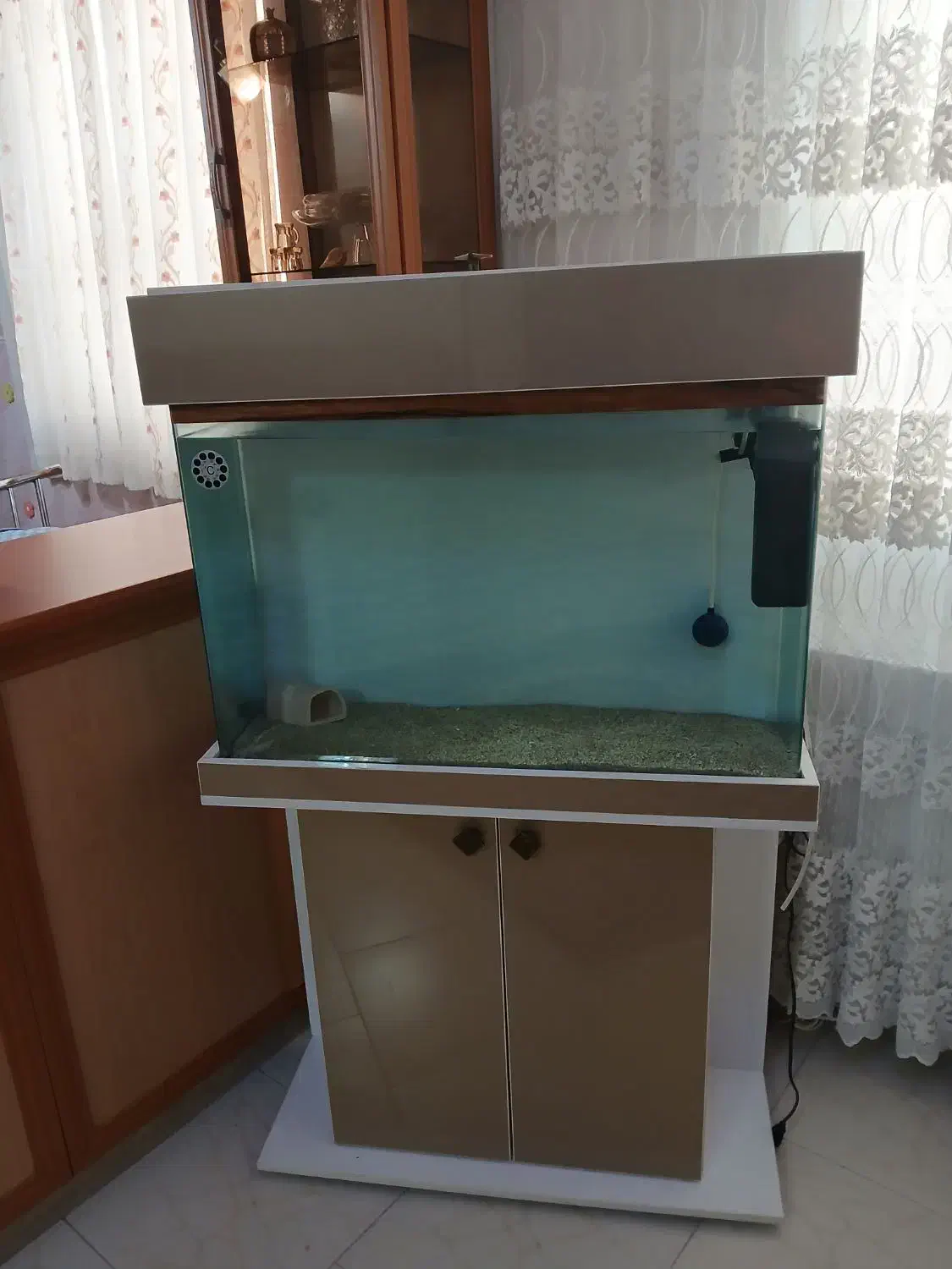 آکواریم شیشه خم 80 سانتی|ماهی|کرج, شهرک بنفشه|دیوار