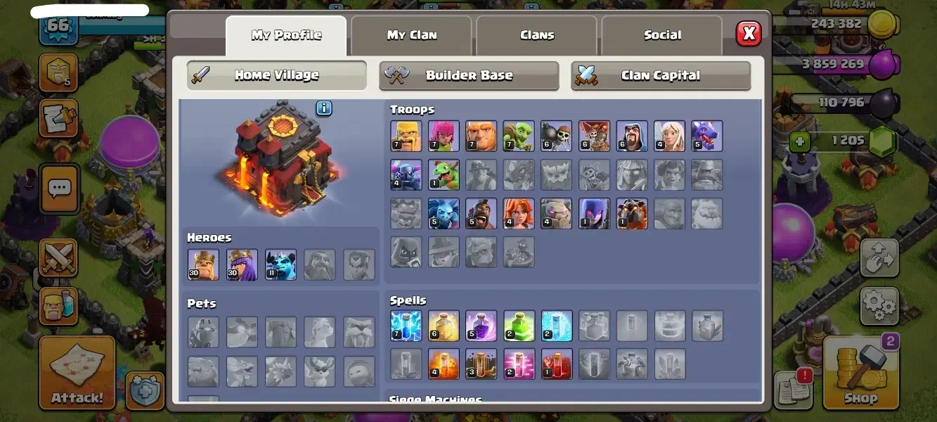 اکانت کلش آف کلنز|کنسول، بازی ویدئویی و آنلاین|هشتگرد, فاز ۳ مهستان|دیوار