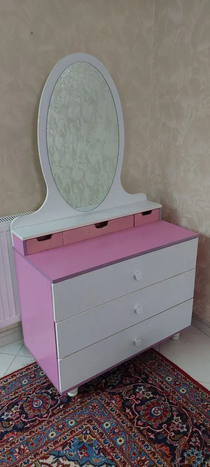 تخت و دراور دخترانه|تخت و سرویس خواب|کرمانشاه, |دیوار