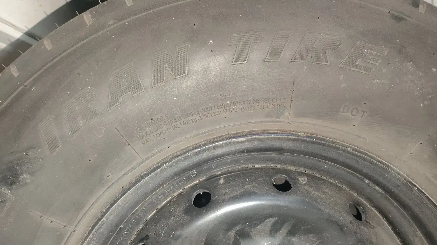 ۲ حلقه لاستیک نیسان ایرانتایر بدون رینگ|قطعات یدکی و لوازم جانبی|یزد, |دیوار