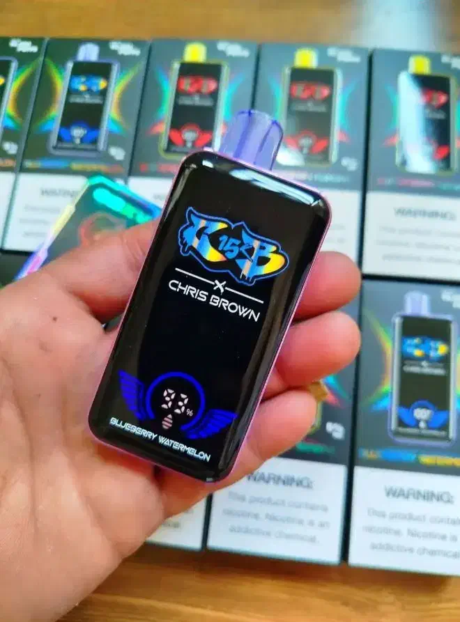 ویپ یکبار مصرف کریس براون ۱۵هزار بانمایشگر دیجیتال|زیورآلات و اکسسوری|شیراز, سلطان آباد|دیوار