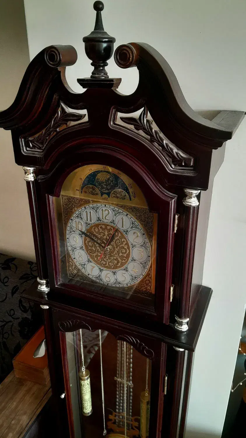 ساعت آنتیک لاکچری تمام چوبی پاندول سالم|ساعت دیواری و تزئینی|کرج, مطهری|دیوار