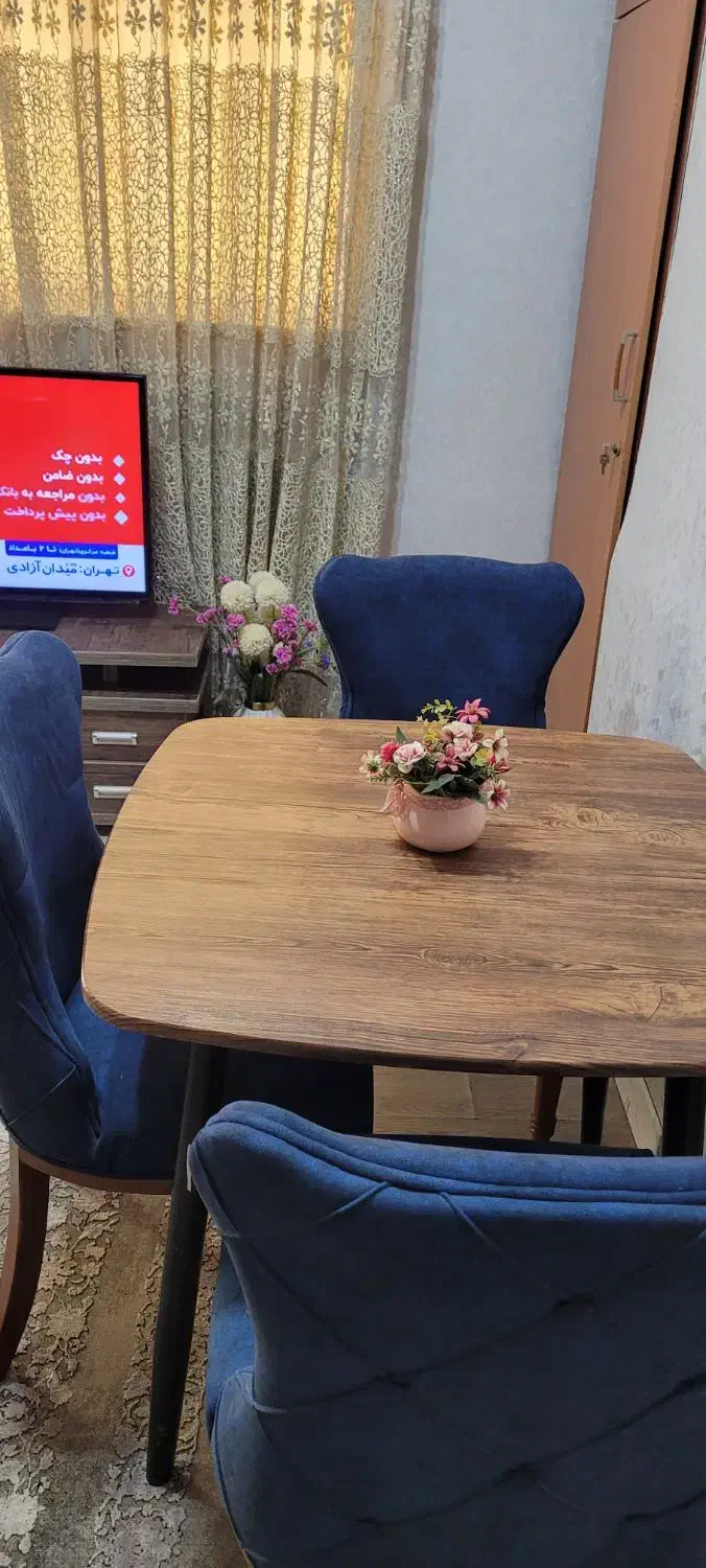 میز غذا خوری|میز و صندلی غذاخوری|شوش, |دیوار