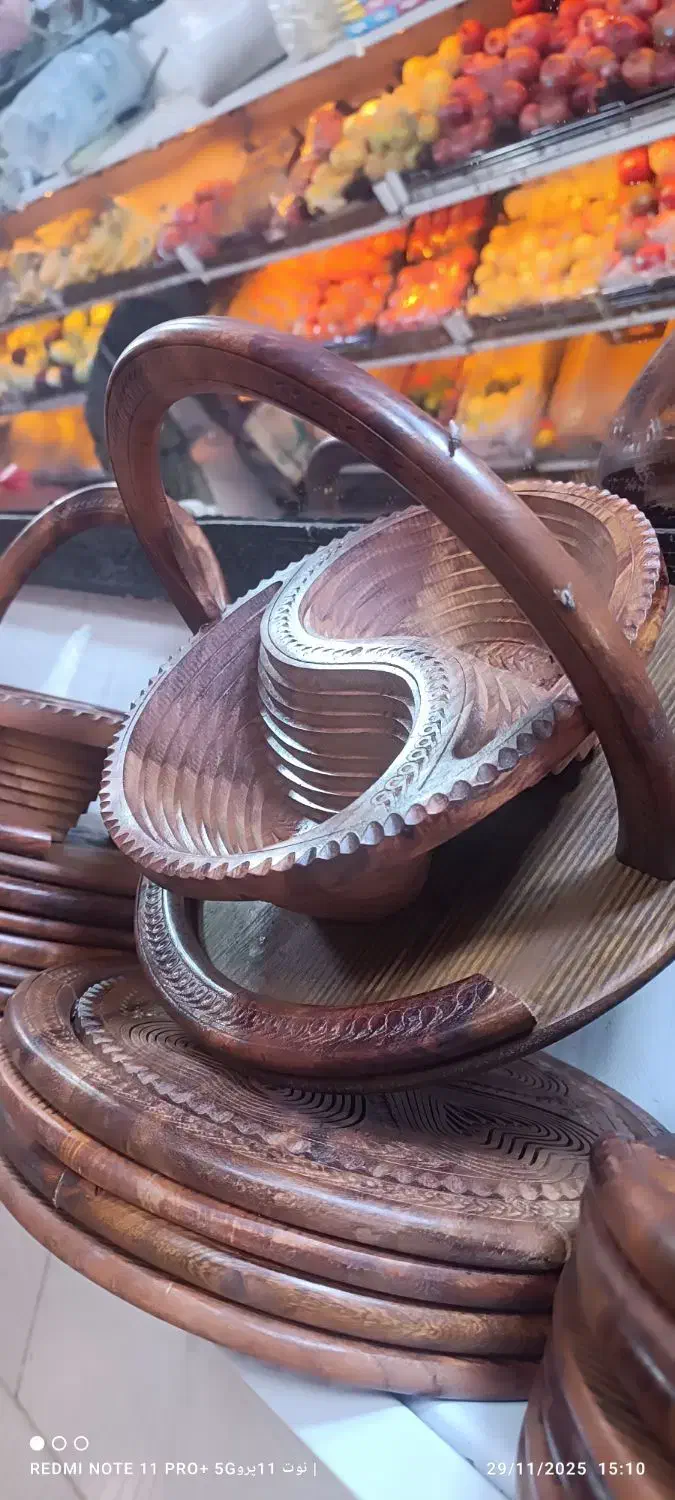 جا آجیلی چوبی لوکس|صنایع دستی و سایر لوازم تزئینی|زابل, |دیوار