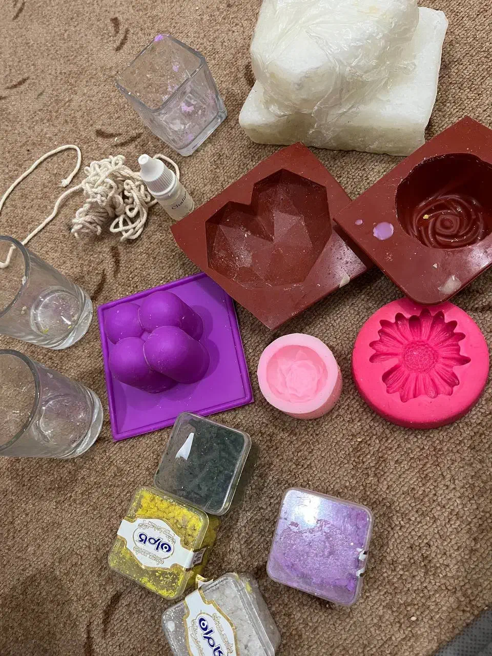 وسایل شمعسازی|صنایع دستی و سایر لوازم تزئینی|علیآباد کتول, |دیوار