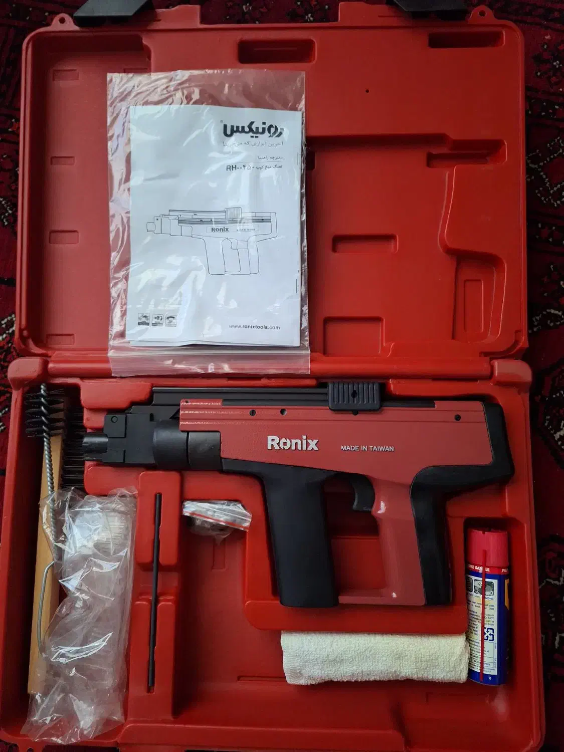 تفنگ میخ کوب رونیکس|ابزارآلات|مشهد, دانشجو|دیوار