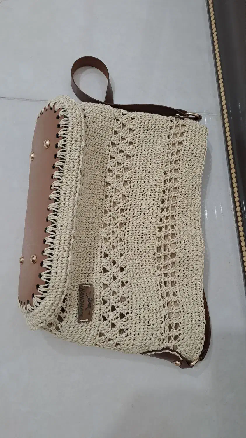 کیف رافیا دستباف|کیف، کفش، کمربند|جم, |دیوار