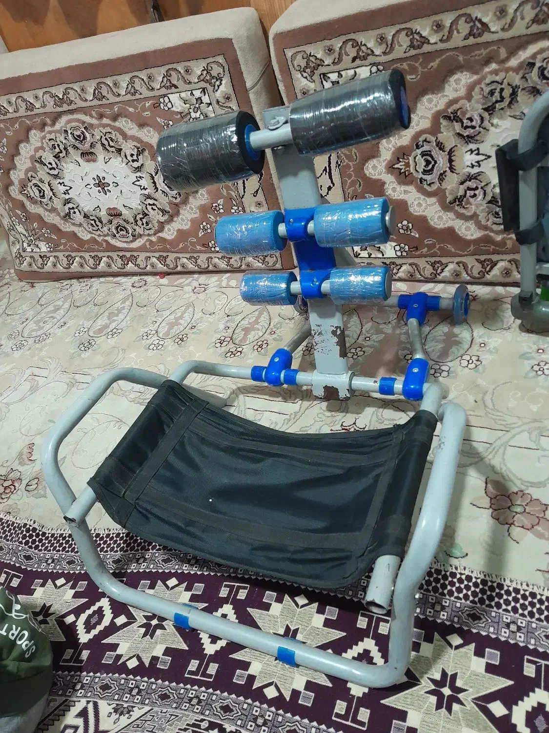 دوچرخه ثابت با دراز نشست سالم|تجهیزات ورزشی|قم, شهرک مهدیه|دیوار