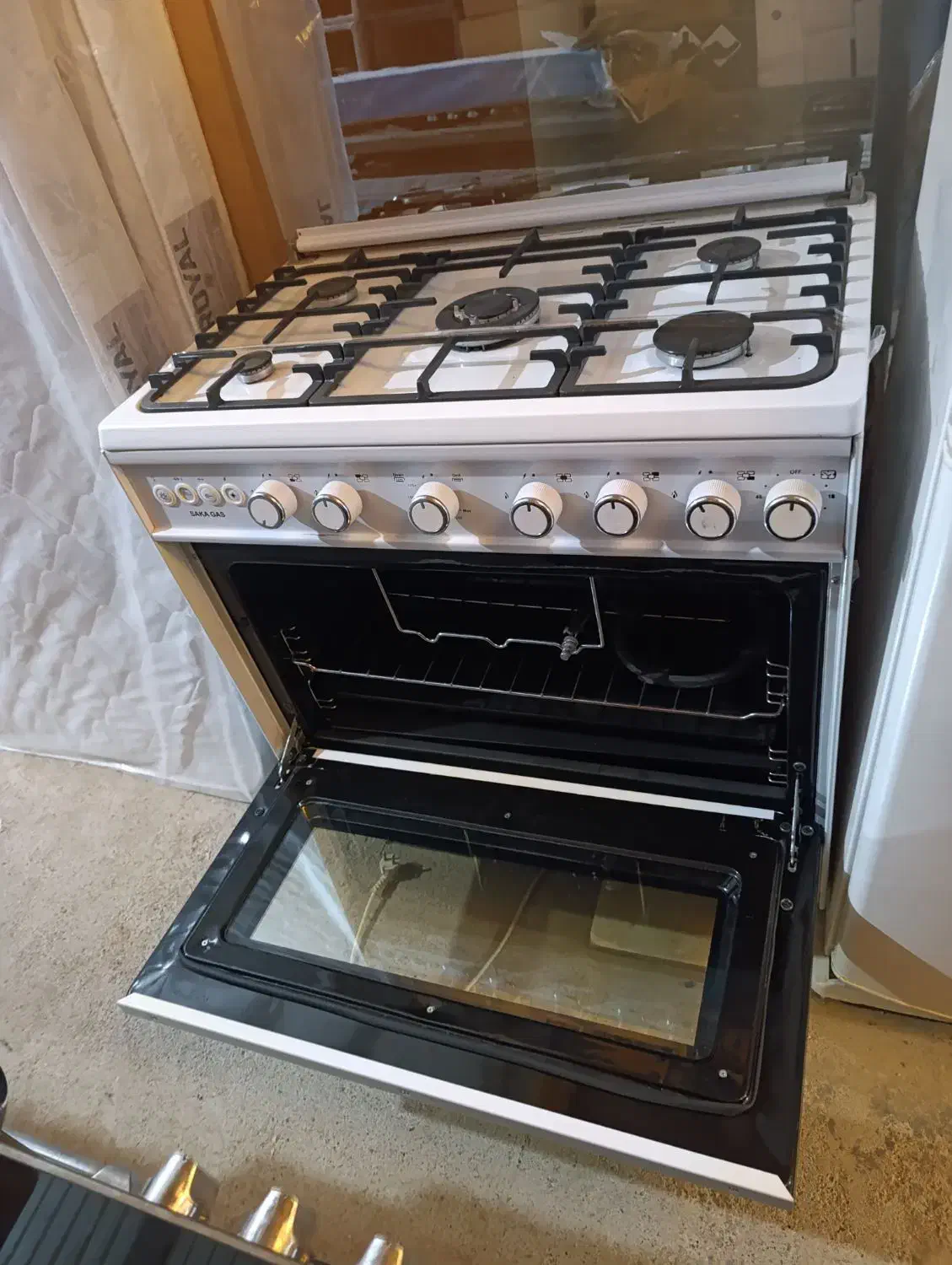 اجاق گاز تمام فر جوجه گردان ترموکوپل دار  قاسمی|اجاق گاز و لوازم برقی پختوپز|زابل, |دیوار