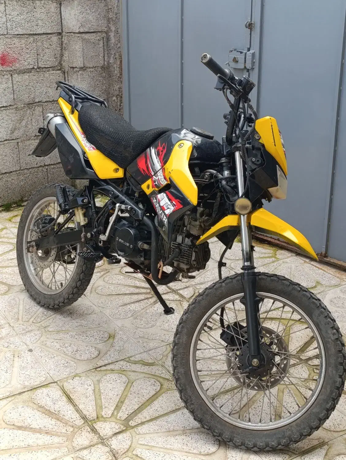 مینی کراس۱۲۵|موتورسیکلت|رشت, آب آسیاب|دیوار