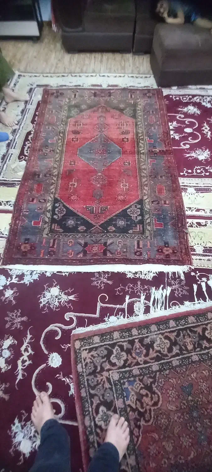 فرش دست بافت قدیمی|فرش|صومعه‌سرا, |دیوار