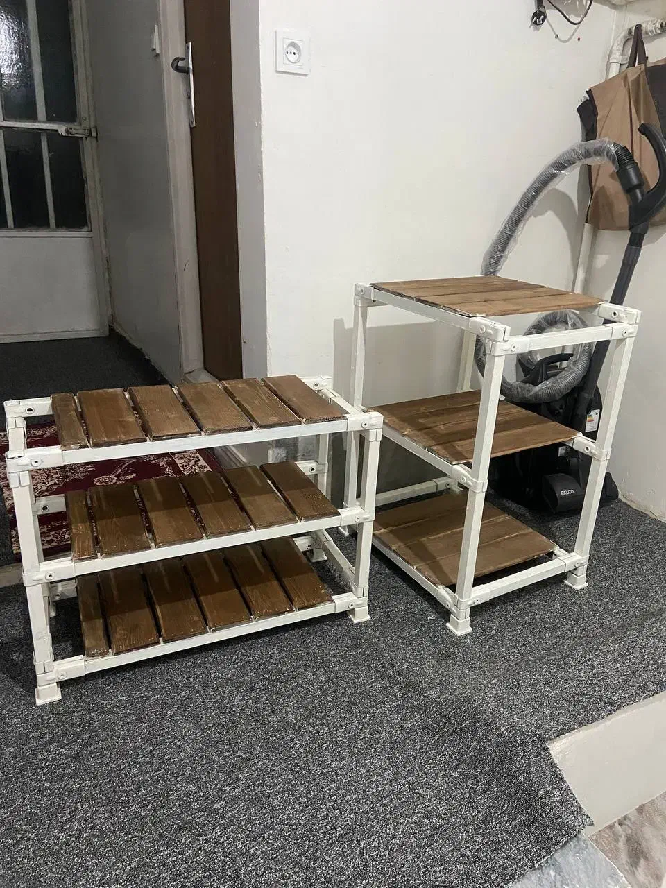 شلف میز طبقاتی|کتابخانه، شلف، قفسههای دیواری|نسیمشهر, |دیوار