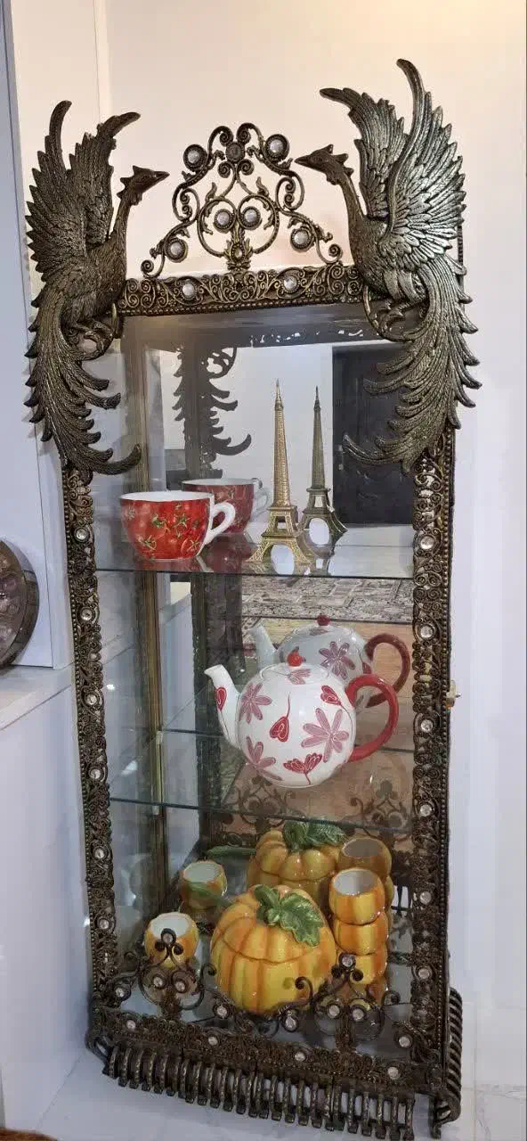 ویترین طرح طاووس|بوفه، ویترین، کنسول|باقرشهر, |دیوار