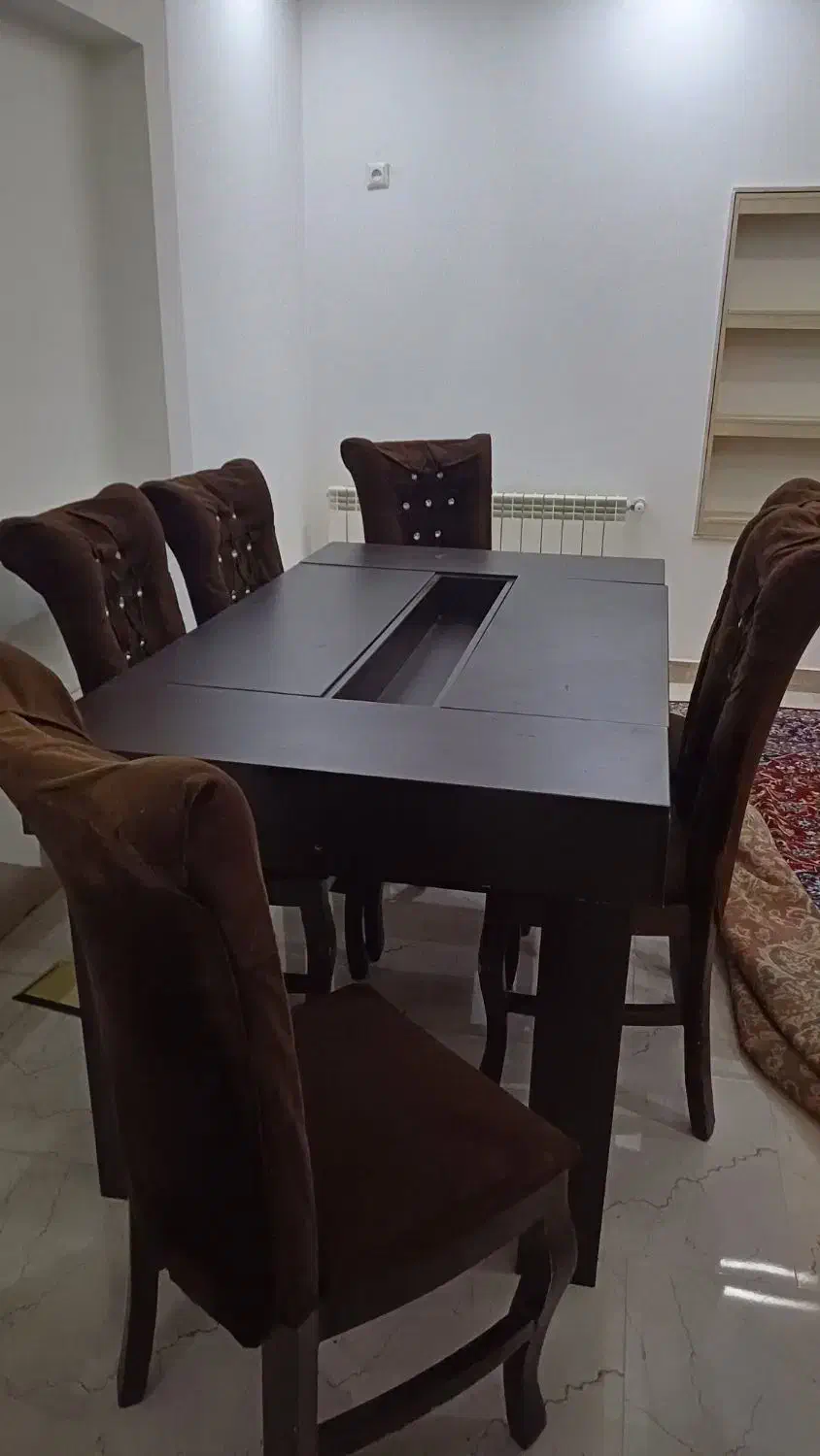 میز نهار خوری ۶ نفره|میز و صندلی غذاخوری|بندر انزلی, انصار الحسین|دیوار