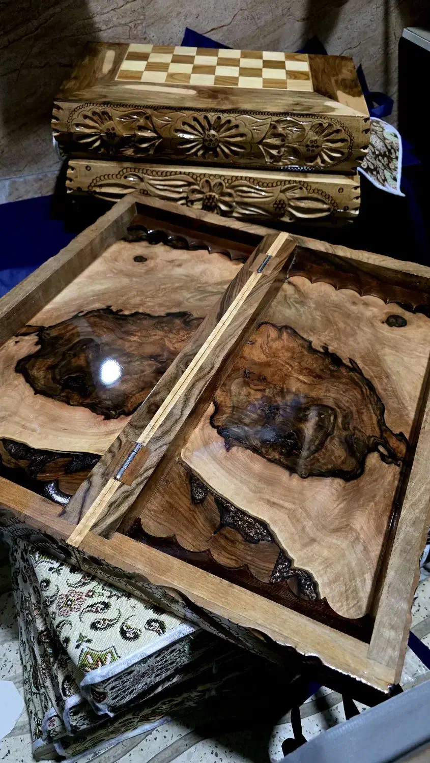 تخته نرد گردو و ریشه گردو اعلا|کلکسیون و سرگرمی|کرمانشاه, |دیوار