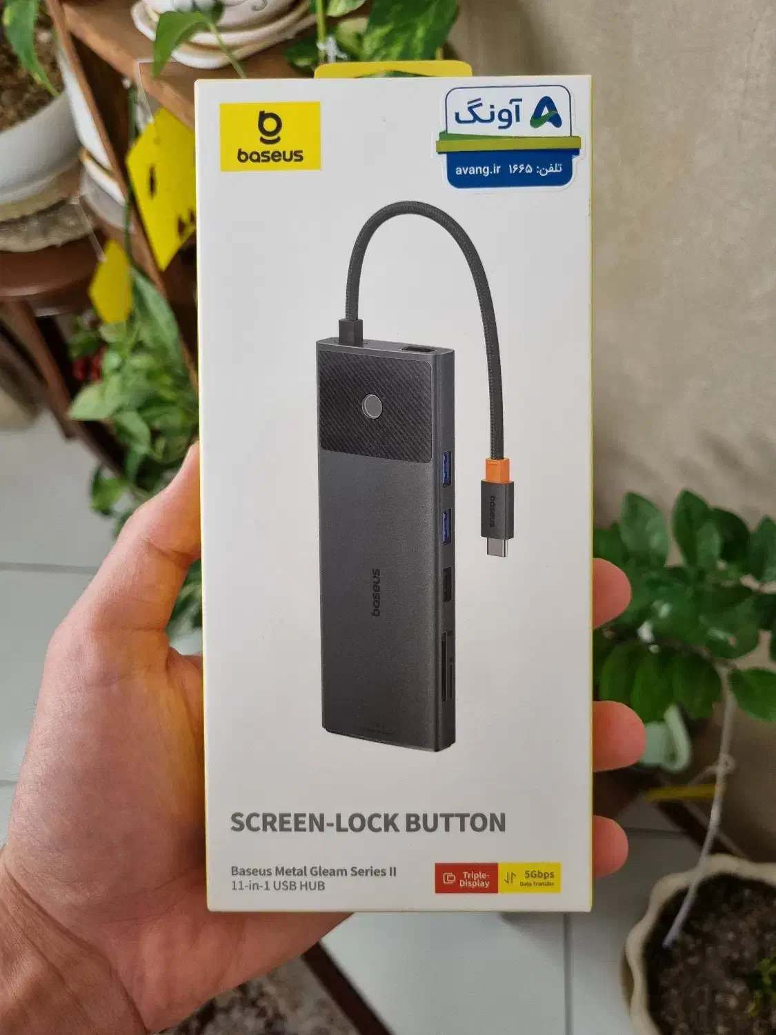 هاب ۱۱ پورت USB-C باسئوس|قطعات و لوازم جانبی رایانه|تهران, سید خندان (جلفا)|دیوار