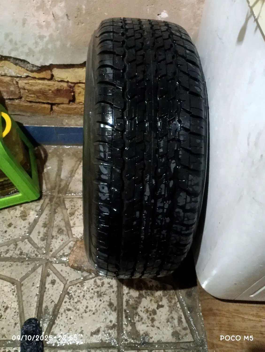 یک عدد لاستیک دانلوپ ژاپن تک حلقه بارینگ|قطعات یدکی و لوازم جانبی|محمدیه-قزوین, |دیوار