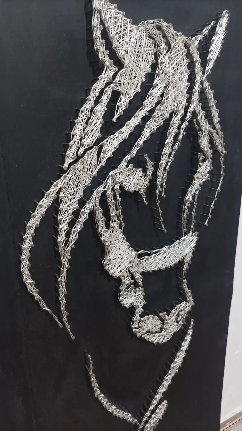 تابلو استرینگ آرت (نخ و میخ)|تابلو، نقاشی، عکس|گنبد کاووس, |دیوار