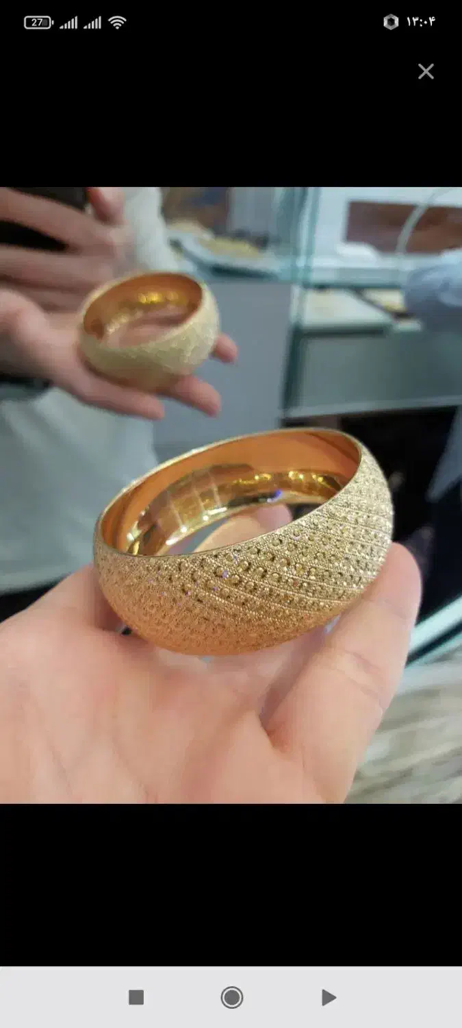 النگو تکپوش نونو سایز۴، ۲۶ گرم و۵۰۰سوت|جواهرات|نیشابور, امام|دیوار