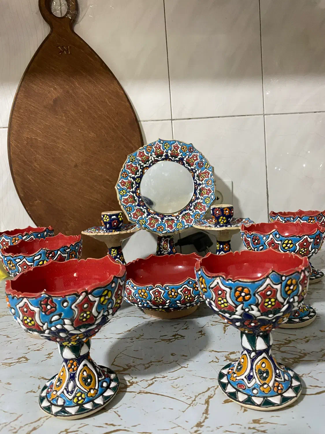 سفره هفت سین|صنایع دستی و سایر لوازم تزئینی|باقرشهر, |دیوار