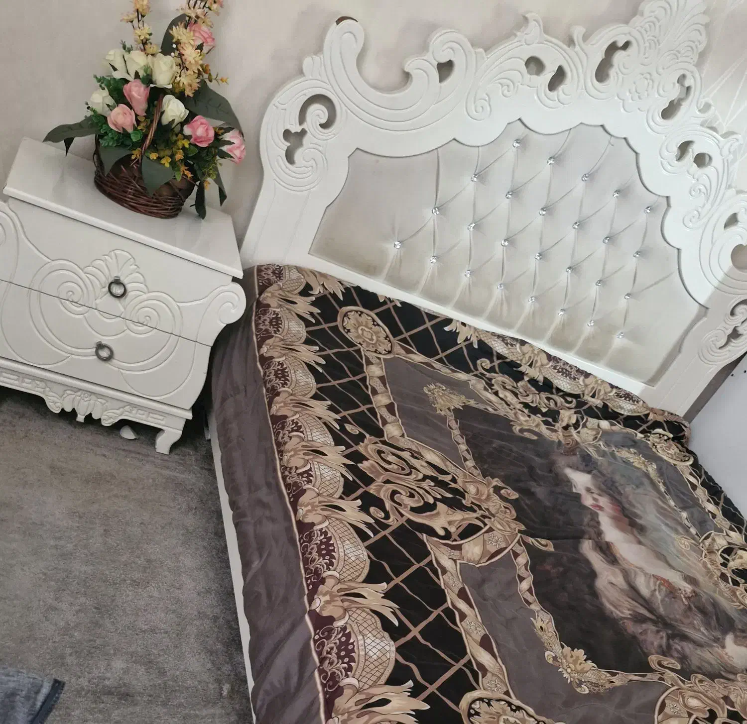 سرویس تخت خواب دونفره|تخت و سرویس خواب|آستانه اشرفیه, |دیوار