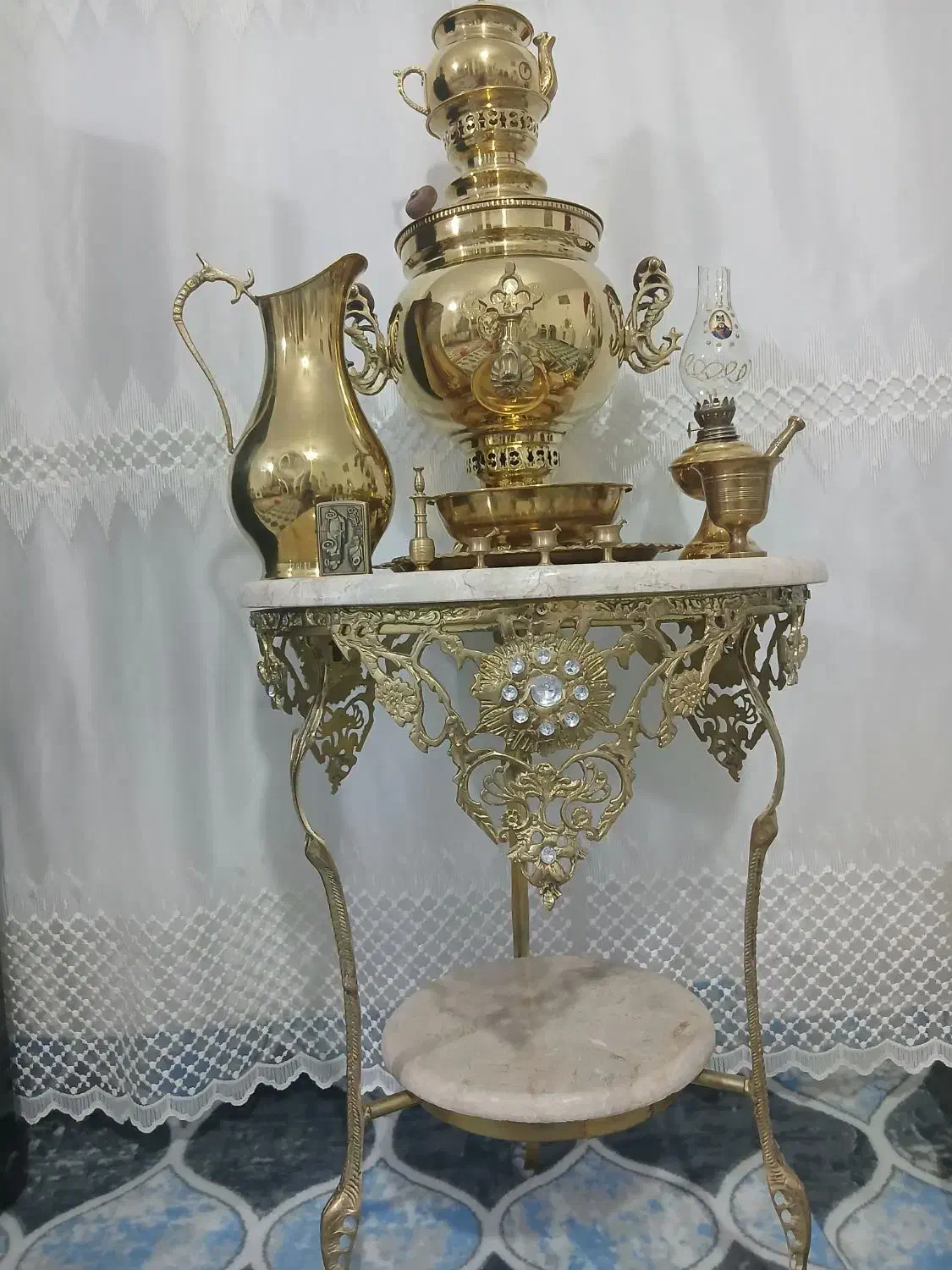 میزخاطره برنزی|مبلمان خانگی و میز عسلی|مراغه, |دیوار