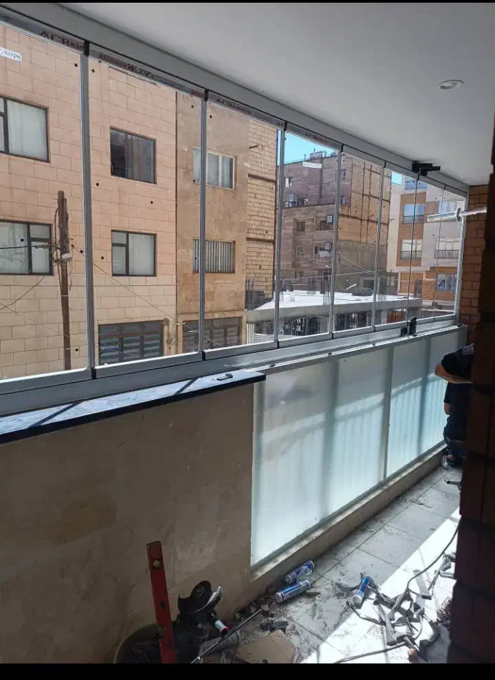 درب پنجره شیشه بالکن|مصالح و تجهیزات ساختمان|همدان, |دیوار