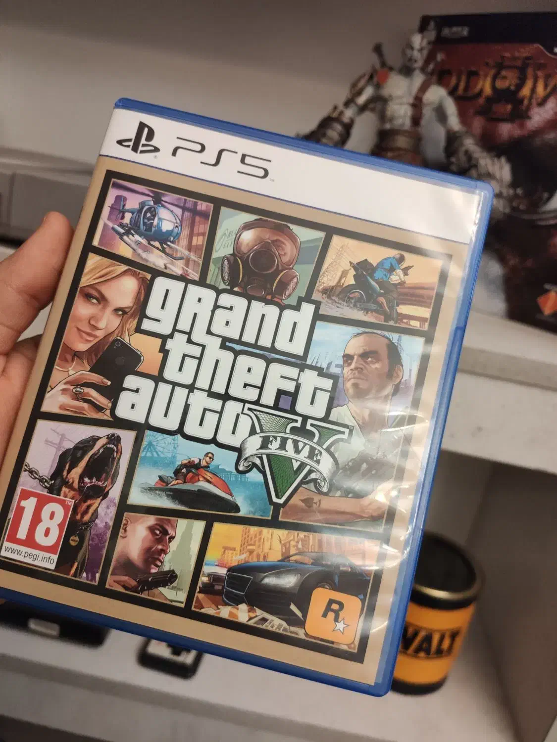 دیسک ps5 جی تی ای gta|کنسول، بازی ویدئویی و آنلاین|شیراز, میدان قائم|دیوار