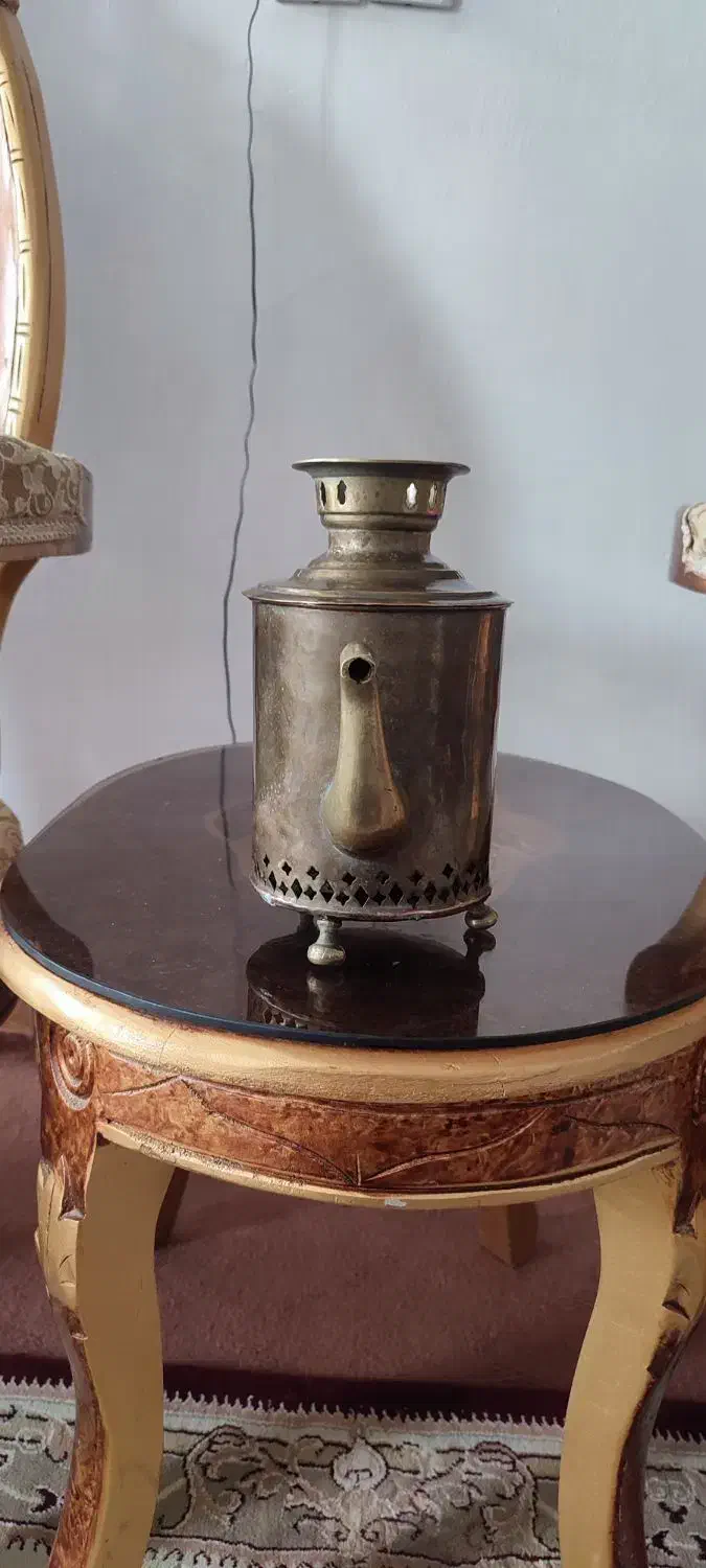 سماور زغالی عتیقه|کلکسیون اشیاء عتیقه|صحنه, |دیوار