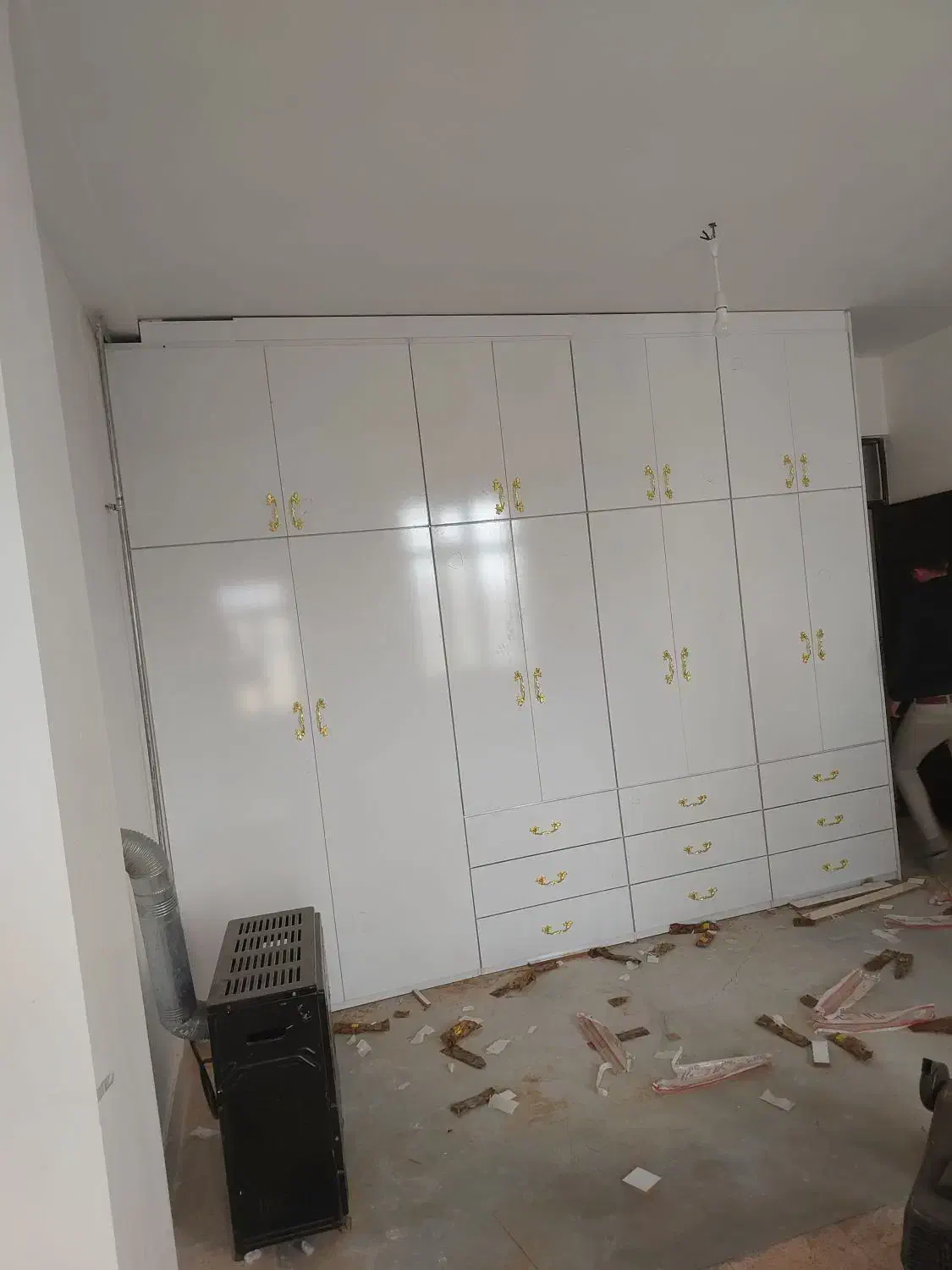 کمددیواری کرم متالیک کدپانصدویک|جاکفشی، کمد، دراور|اردبیل, |دیوار