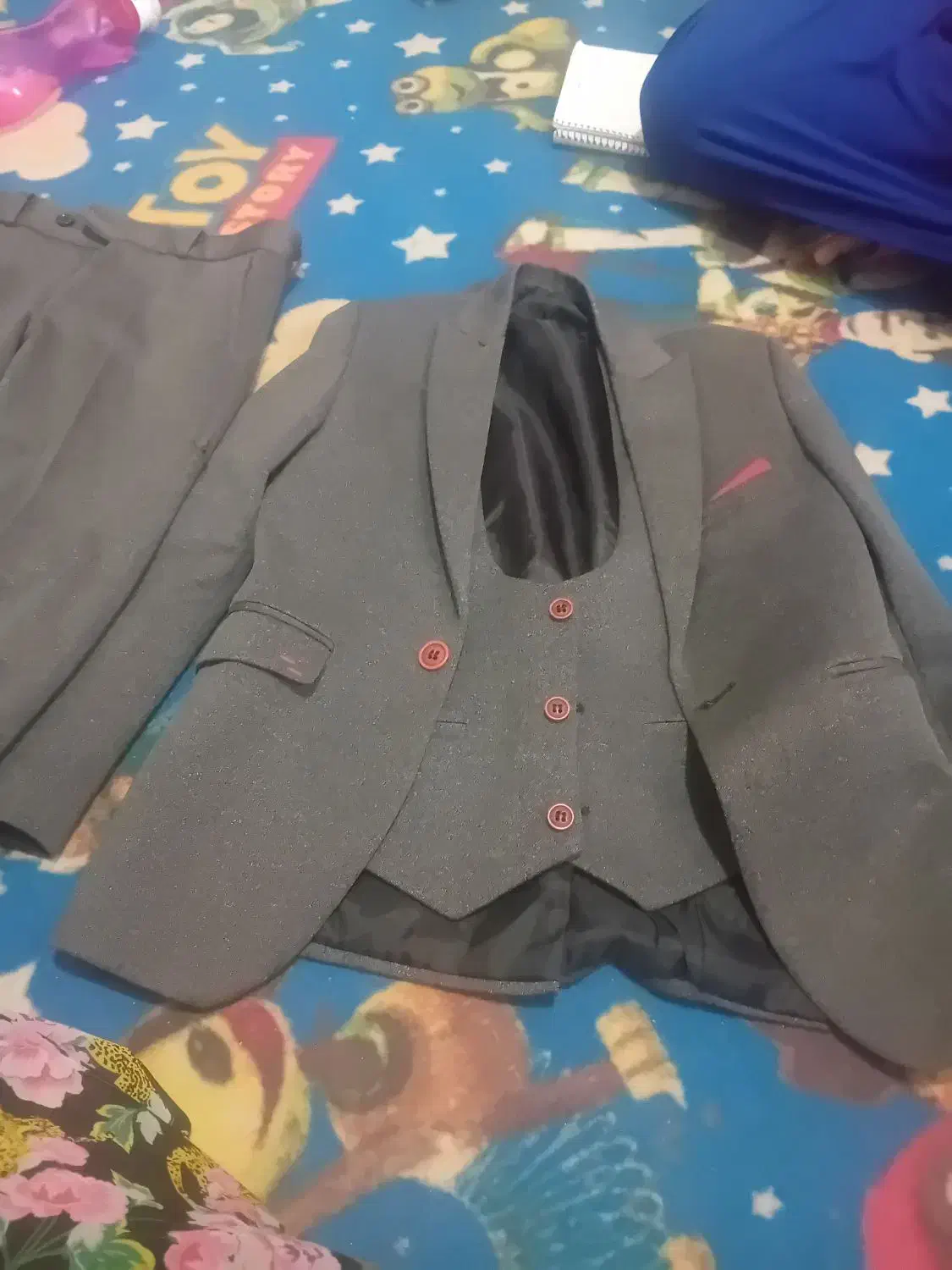 فروش دو دست کت شلوار پسرانه نو|کفش و لباس بچه|لردگان, |دیوار