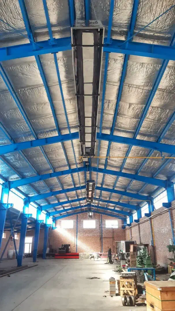 گرمایش تابشی ،بخاری تابشی، گرماتاب صنعتی لوله ای|بخاری، هیتر، شومینه|باقرشهر, |دیوار