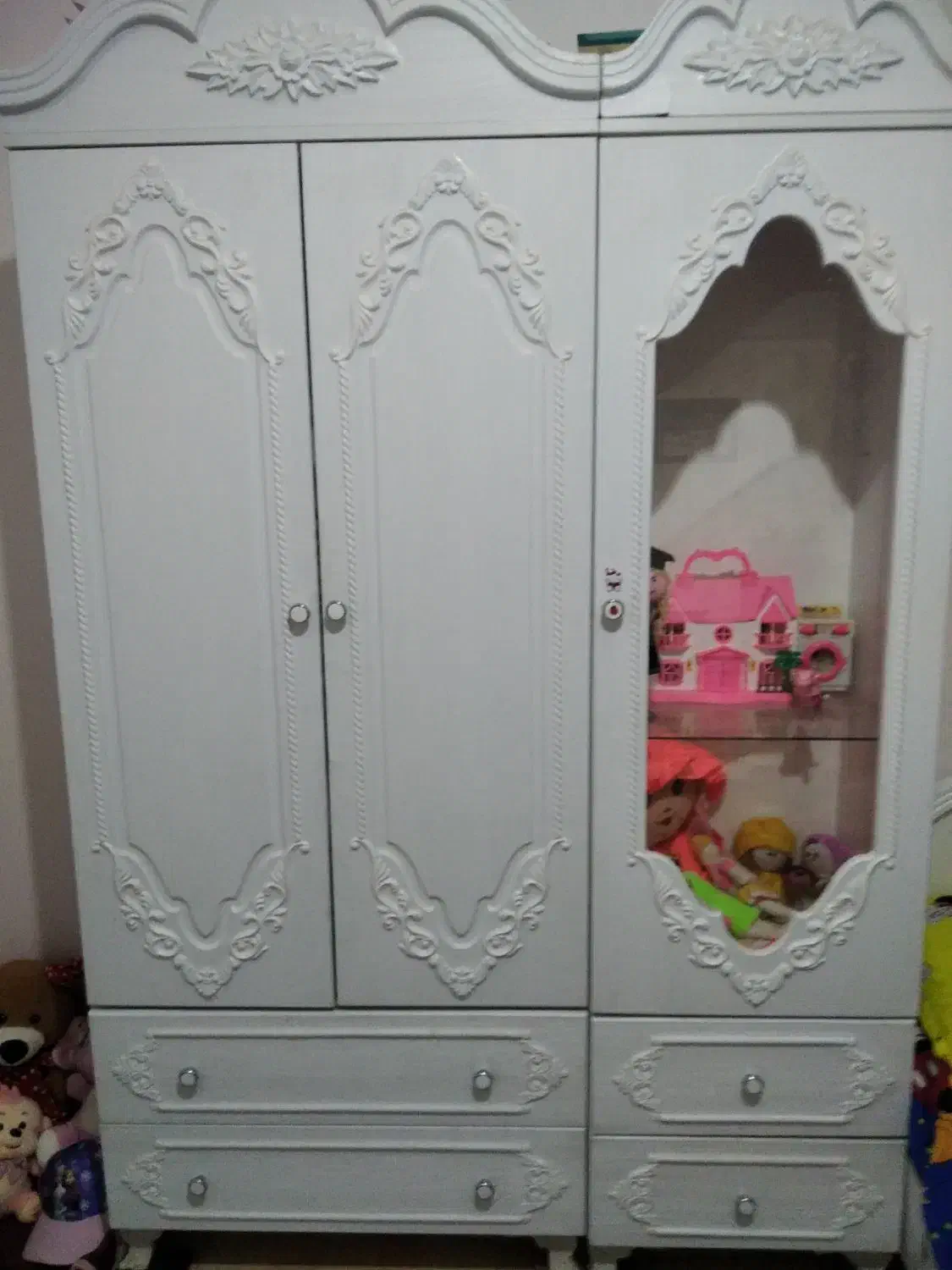 کمد دو تیکه و میز تحریر|جاکفشی، کمد، دراور|بیرجند, |دیوار