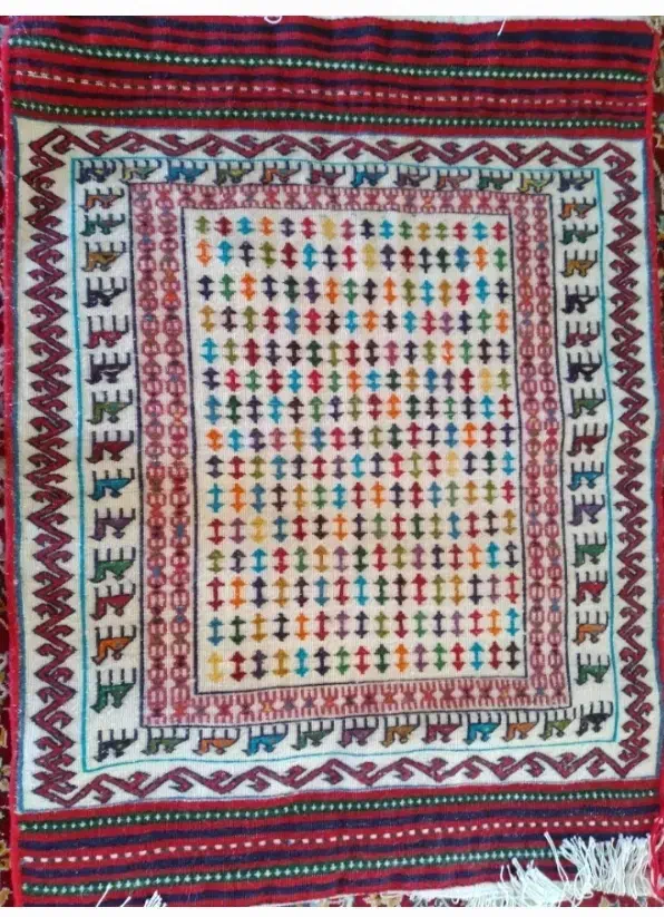 سفره و تیر محلی|گلیم، جاجیم، گبه|لردگان, |دیوار