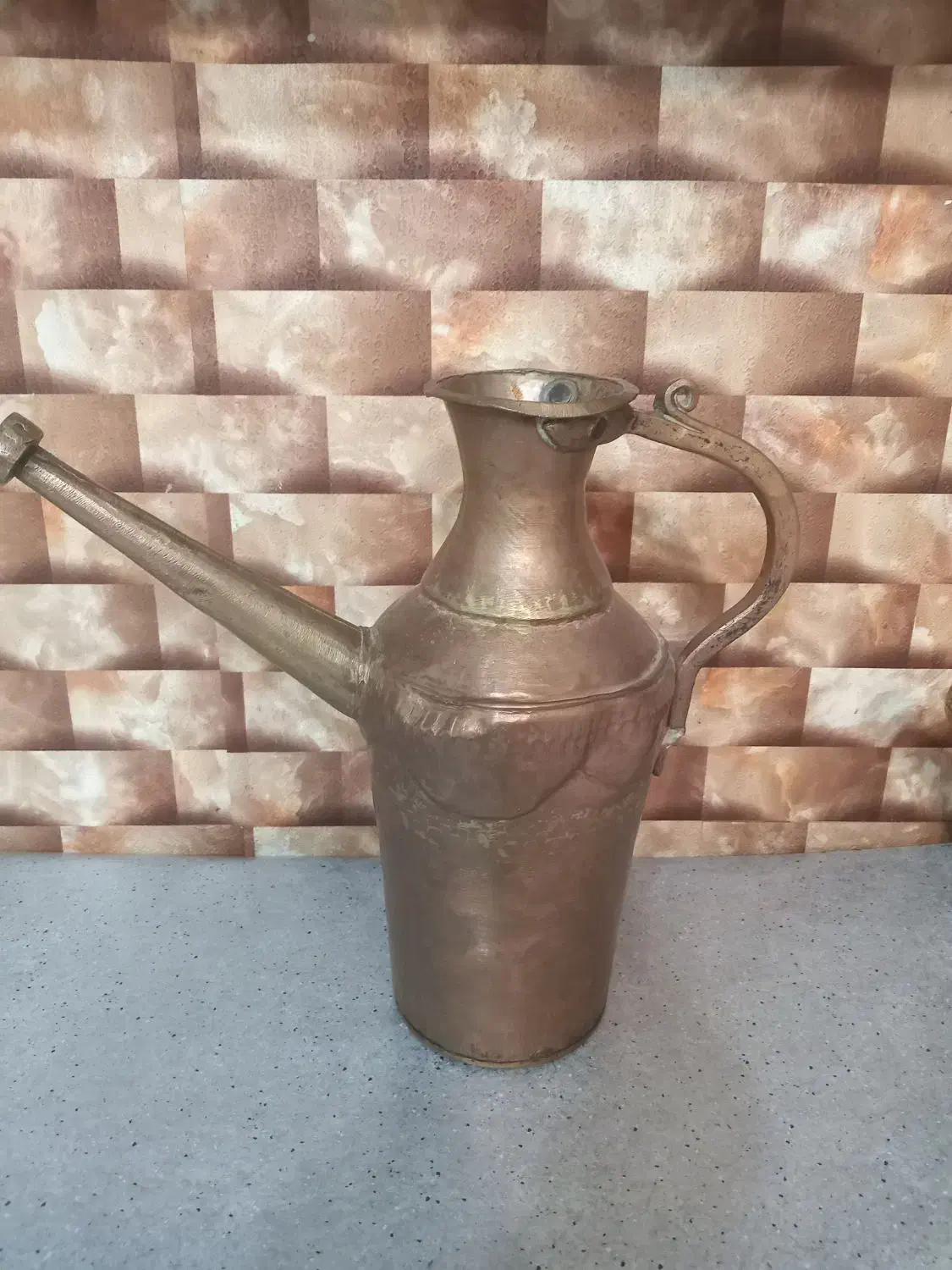 افتابه مسی|کلکسیون اشیاء عتیقه|اراک, |دیوار