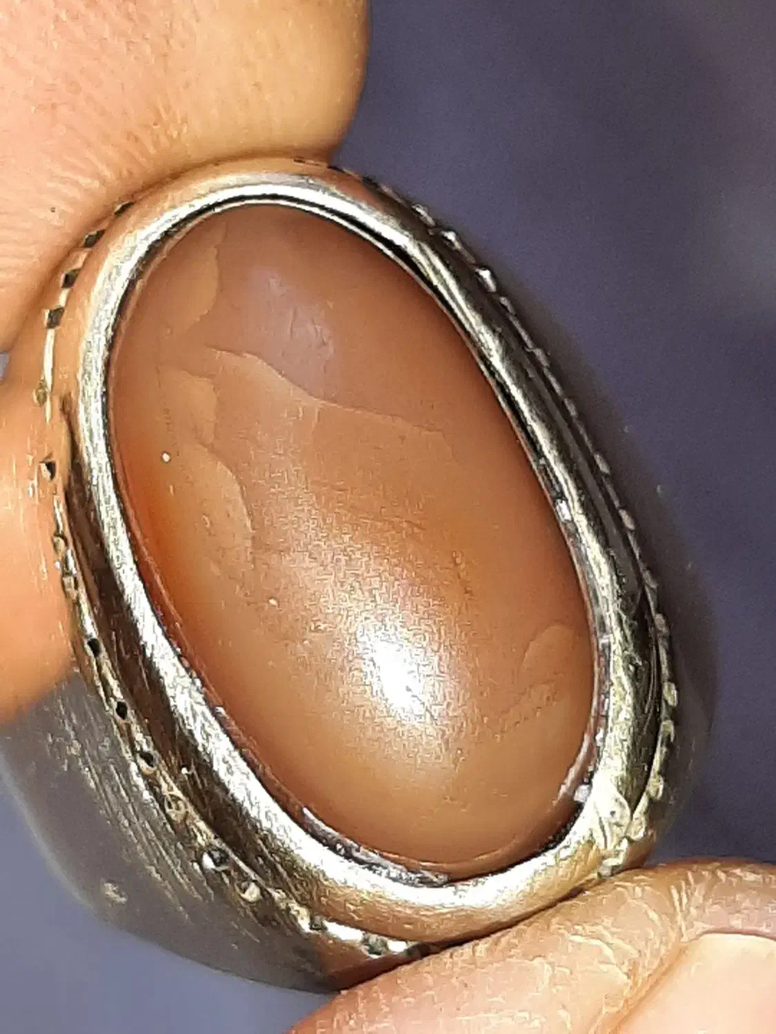 انگشتر عقیق یمن قدیمی|کلکسیون اشیاء عتیقه|کرمان, |دیوار